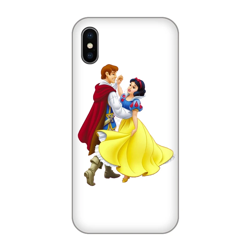 Милый мультяшный чехол принцессы disneys для iphone 4 5 5S 5C SE Xs Max Xr X 6 6s 7 8 plus белоснежная
