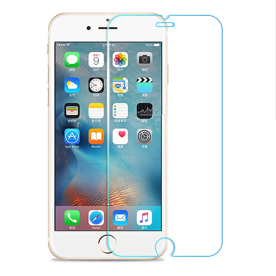 Закаленное стекло ONEYES 9H 0 22 мм 2.5D для iphone 5 5S SE 6 6s Plus Защитная пленка X 7 8 7Plus|Защитные
