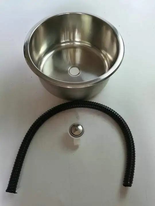 Ф340*150 мм круглая раковина из нержавеющей стали|sink|sink kitchensink basin |