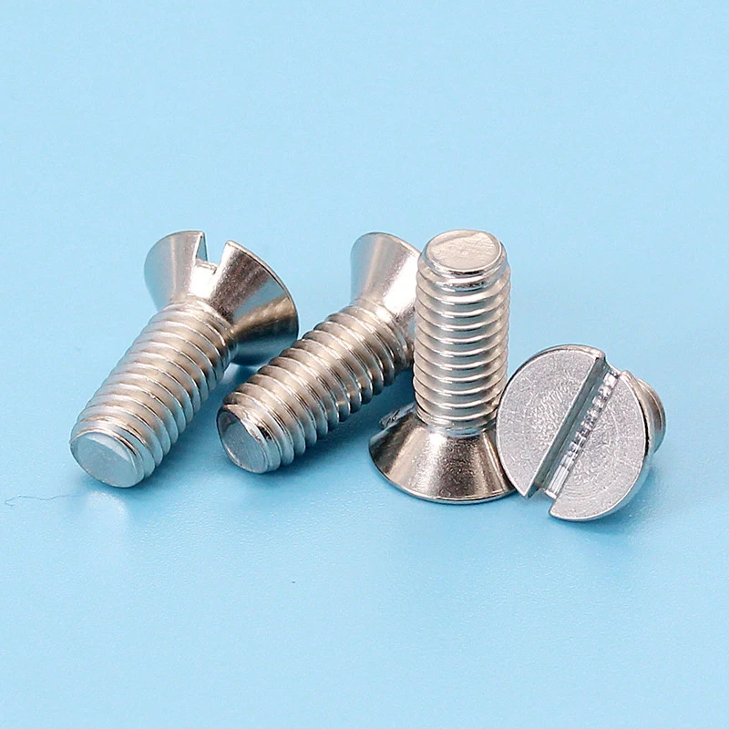 Винты с потайной головкой M2 винты плоской из нержавеющей стали 304 прорезями
