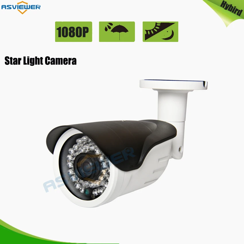 Наружная камера sony imx starlight сенсор 1080p Гибридный ahd tvi cvi cvbs выход coc utc контроль