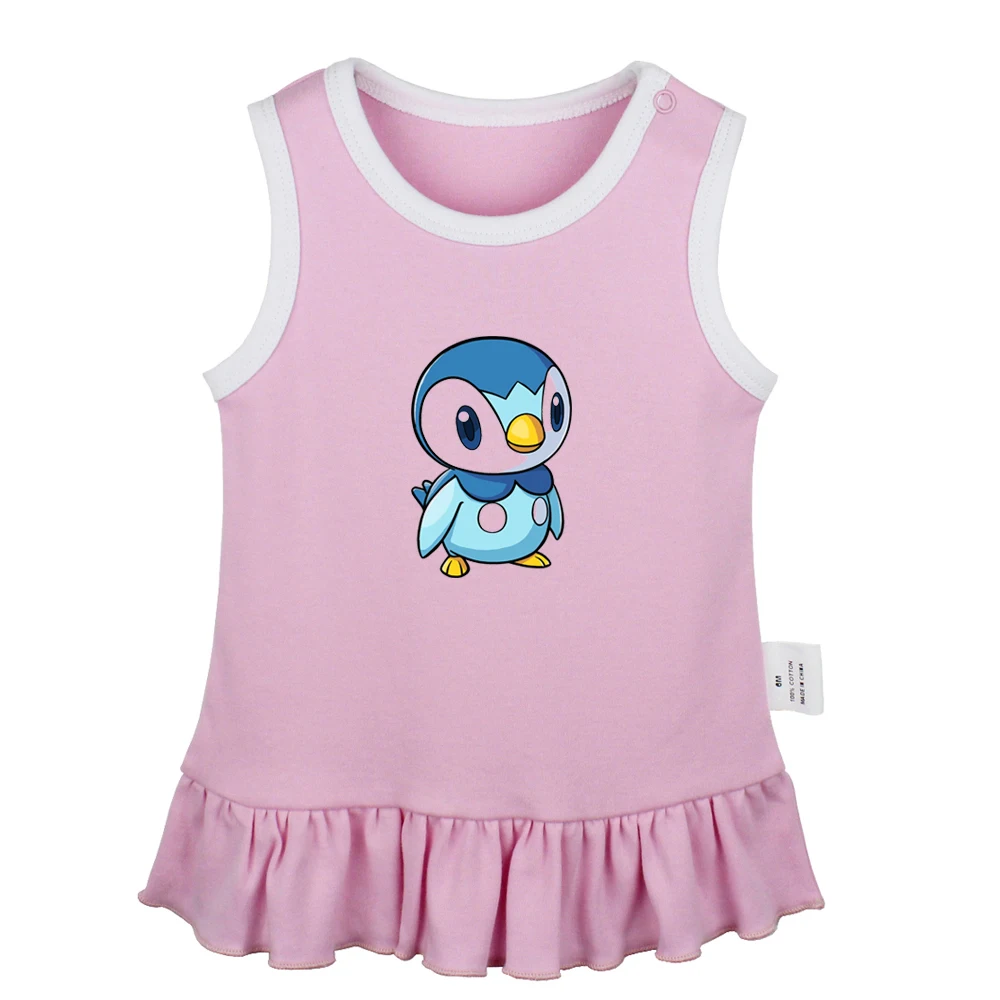 JaBabyYS587P Милый Покемон Togepi Jigglypuff Chansey Ditto Gengar Lickitung платья для новорожденных девочек платье без рукавов для малышей Одежда для младенцев - Цвет: JaBabyYS587P