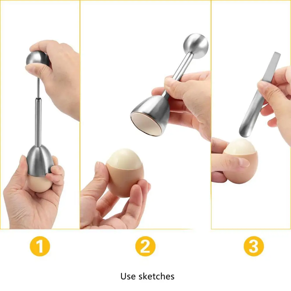 Горячая Распродажа практичный 5 наборов инструментов для яиц резак держатель