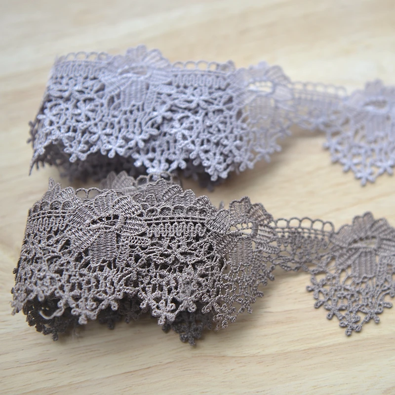 Кружева аксессуары Водорастворимая вышивкой кружевной ткани одежды кружева