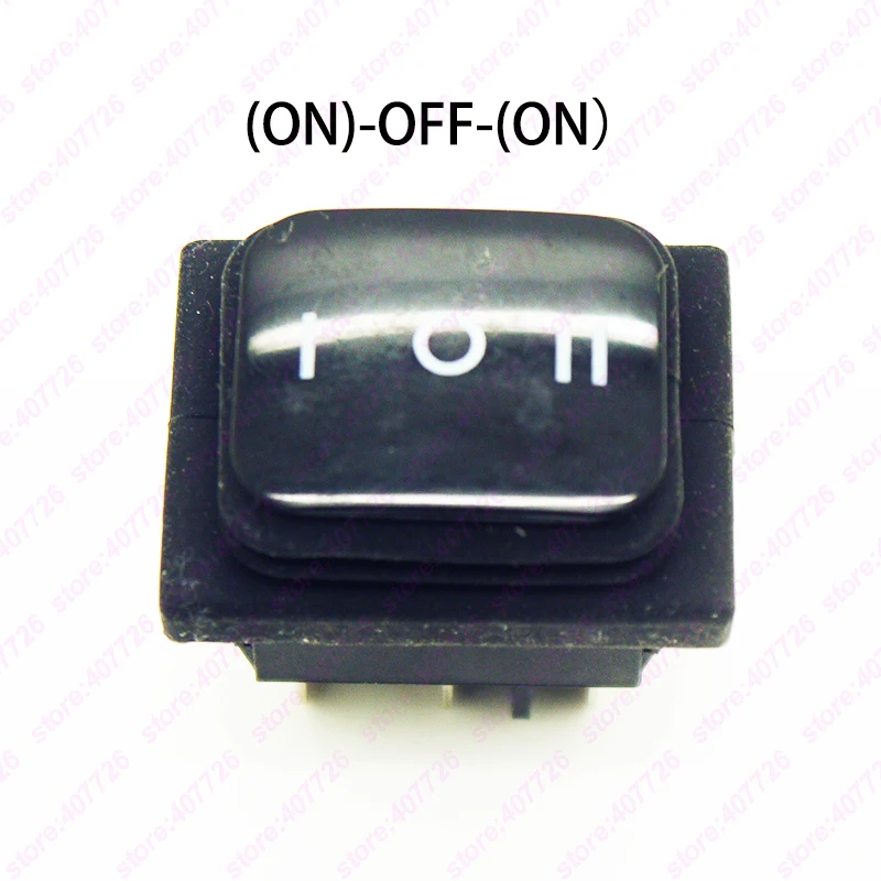 1PC KCD4-6PIN Waterproof Momentary Rocker Switch 38mm X 28.5mm 6PIN Perforate (ON)-OFF-(ON) Boat Power With 220V light | Обустройство