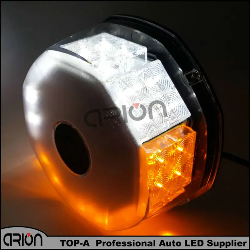 Высокая Мощность Янтарный Белый 32 светодиодный Вт автомобилей Грузовик мигающий вспышка аварийного