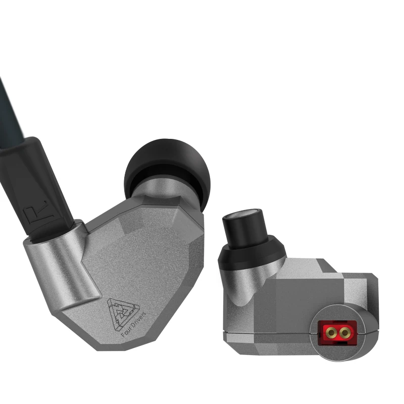 Оригинальные гибридные Внутриканальные наушники KZ ZS5 2DD + 2BA HIFI DJ монитор
