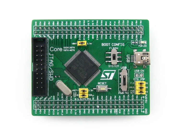 Waveshare STM32F1 основная плата Core107V с STM32F107VCT6 MCU full IO expander JTAG/SWD по разработке интерфейса