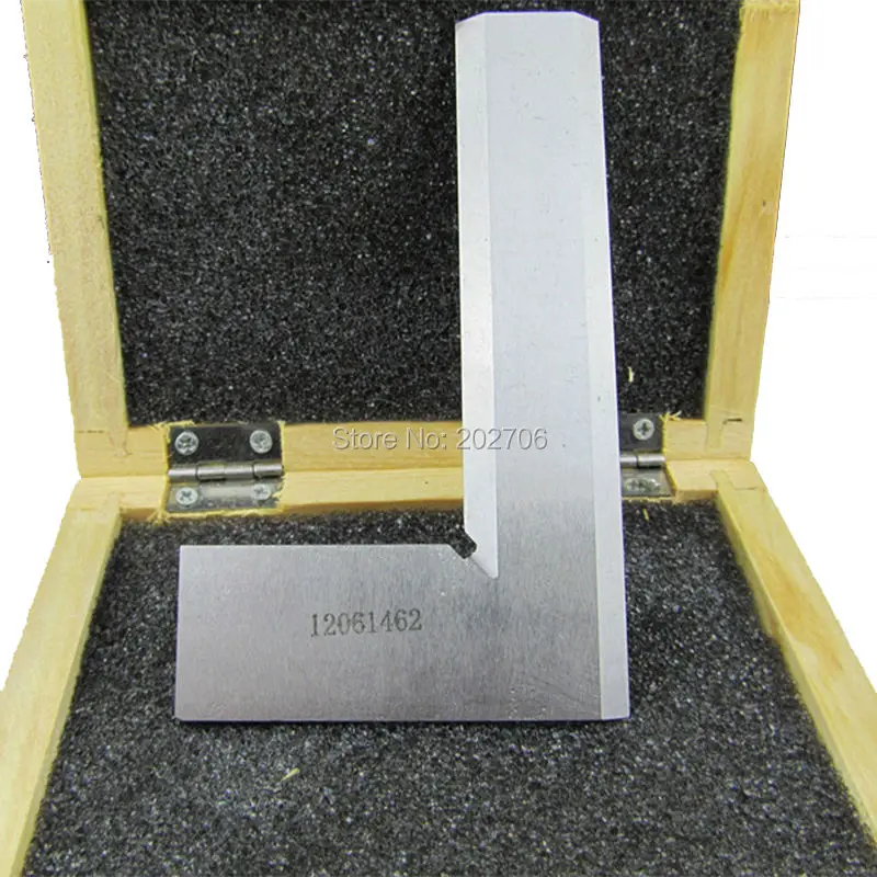 Линейка квадратная Серебристая из нержавеющей стали с лезвиями 100x63 мм |