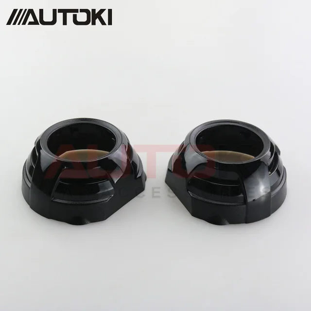 Серебристый Autoki новейшие линзы 2,5 ''би-ксенон HID H1 проектор Объектив LHD VER 8,1 для H1 H4 H7 авто освещение модифицированное авто-Стайлинг использование лампы H1 - Цвет: Серебристый