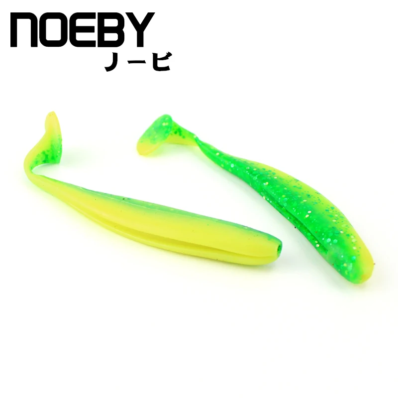 Мягкая приманка NOEBY 8 шт./лот 50 мм/0 7 г T-образный хвост искусственная рыба