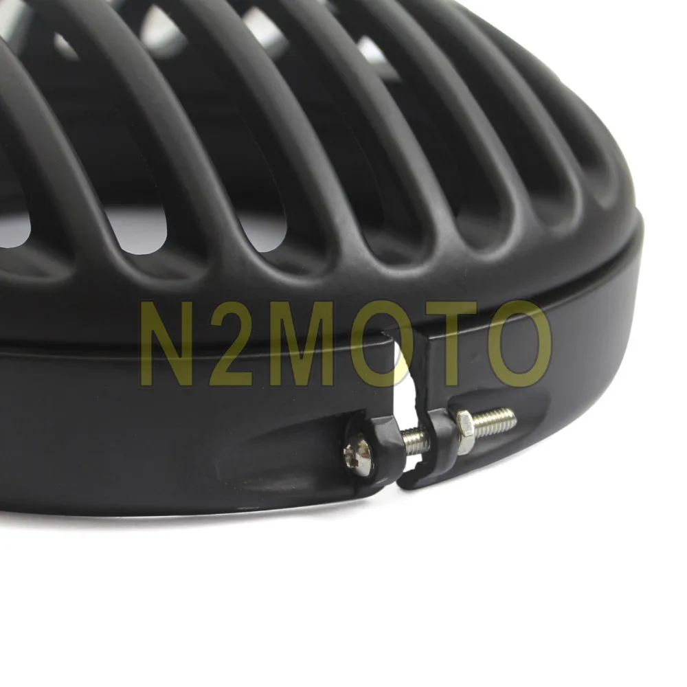 Мотоцикл 5,7" Фара 5 3/4 фары решетка крышка универсальный для Harley Sportster Touring тормозной XL883 XL1200 черный