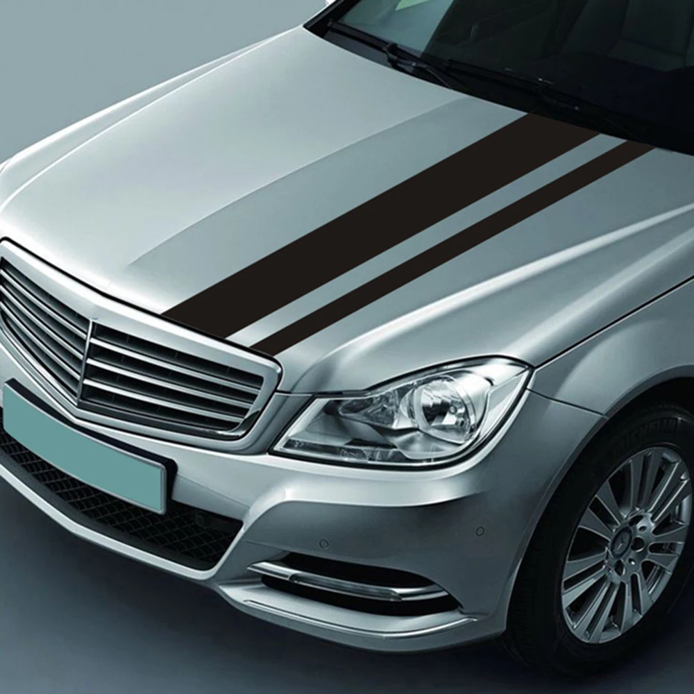 Автомобильная наклейка гоночная полосатая боковая юбка 3D из углеродного волокна