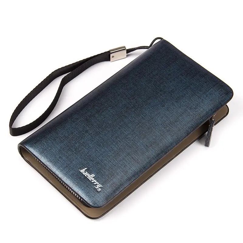 Новое поступление бренд 2018 мужские кошельки качественный Топ Кошелек на молнии