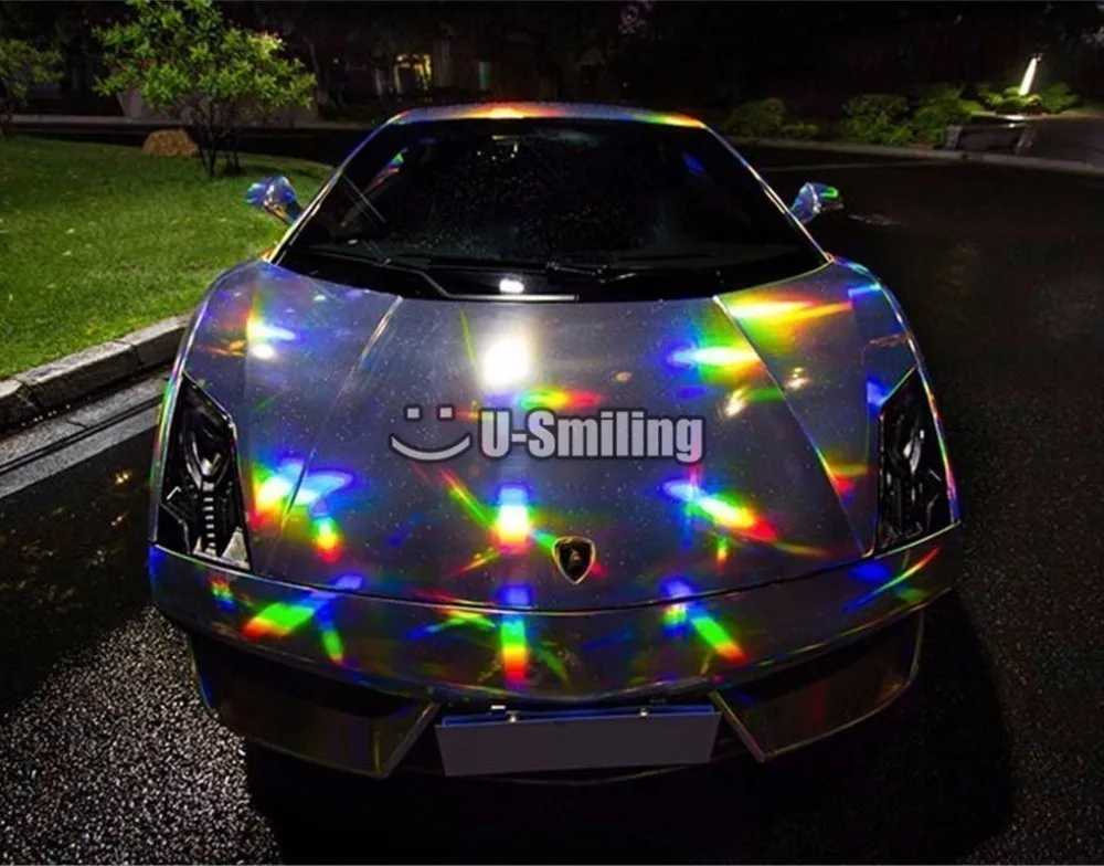 Лазер Радуга автомобиль виниловая пленка хамелеон ПВХ Мотоцикл Скутер велосипед