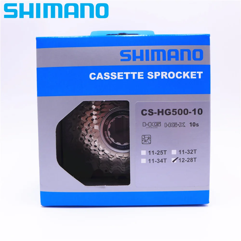 Shimano CS HG500 10 дорожный велосипед скоростей кассета Звездочка 25T 28T|Храповик