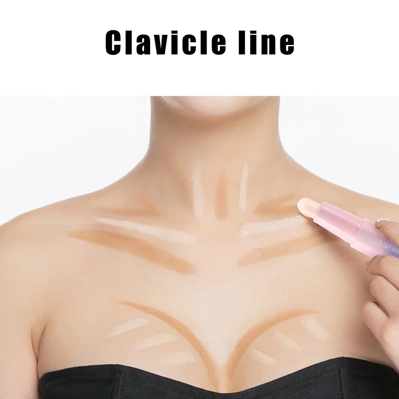 Палочка для контура хайлайтер с двойной головкой тональный придания яркости