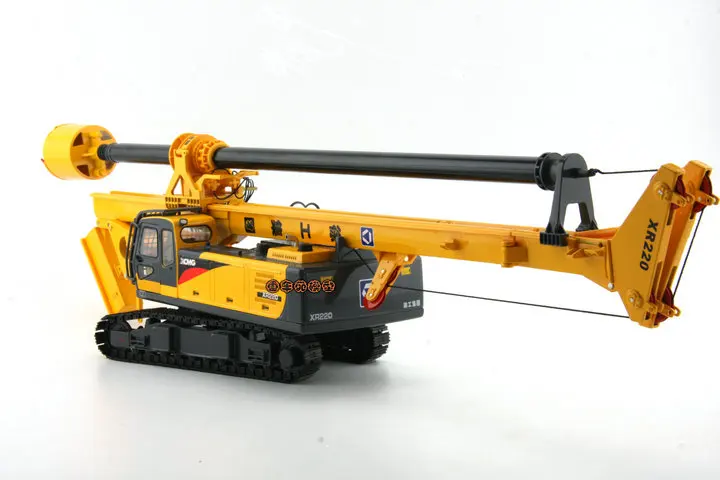Сплав модель подарок 1:35 масштаб XCMG XR220 роторная буровая установка строительная техника литая игрушка модель для коллекции, украшения