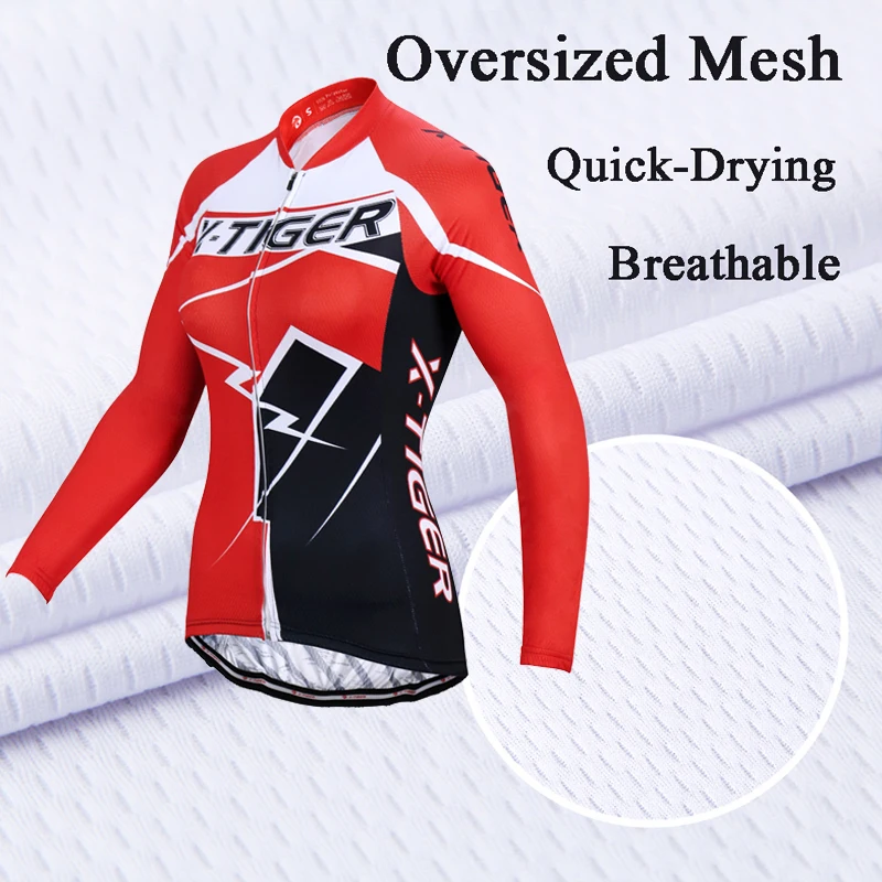 Женская футболка X Tiger для велоспорта быстросохнущая дышащая одежда горных