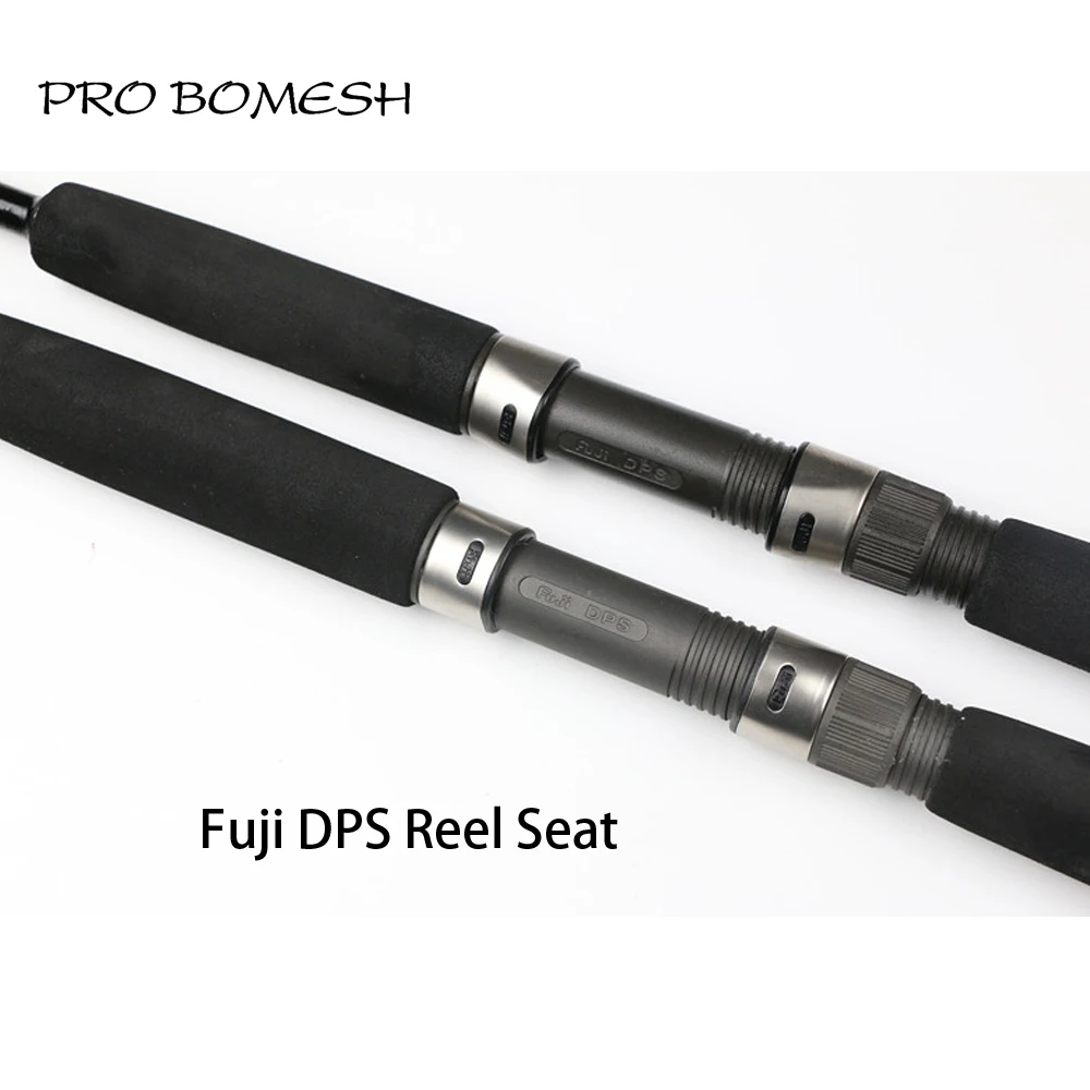 Pro Bomesh 1 шт. 1,86 м 2,05 м 1 секция 80 фунтов Fuji катушка сиденье удилище для ловли на блесну глубоководная Удочка лодка удилище