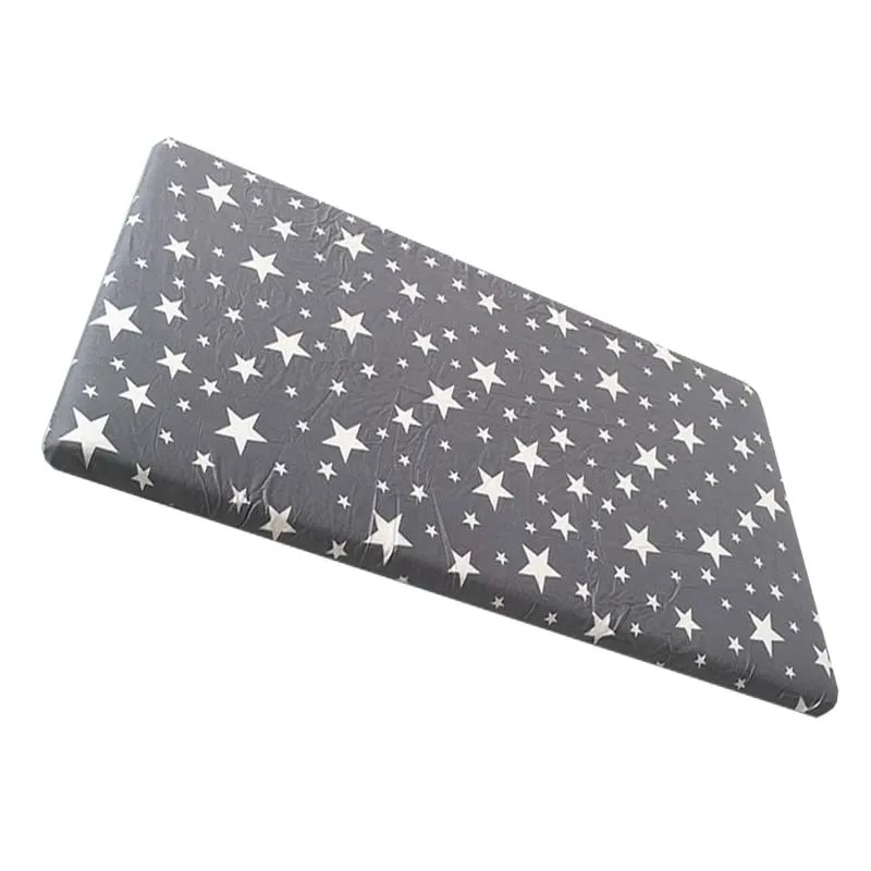 Натяжная простыня для детской кроватки из 100% хлопка с рисунком мультфильмов|crib