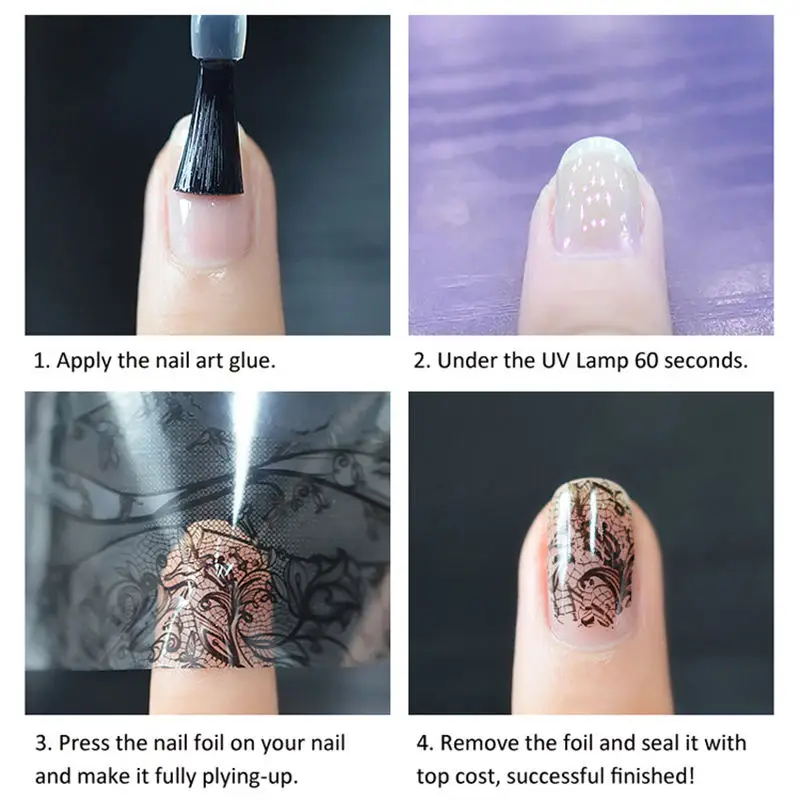 

100cmx4cm laser Dandelion Transfer Foil Nail Art Pattern Nail Transfer Foil Nails Art Decorations