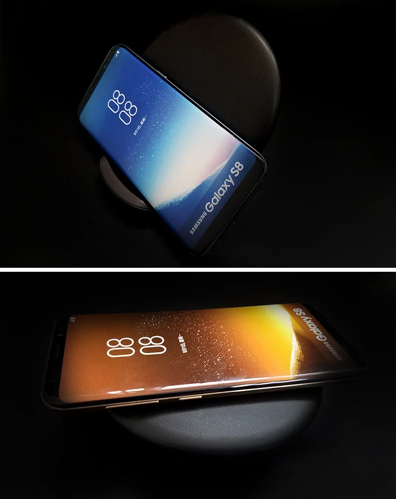 Лидер продаж! Беспроводное зарядное устройство 9 В QI для Samsung Note 5 S6 Edge Plus S7 S8
