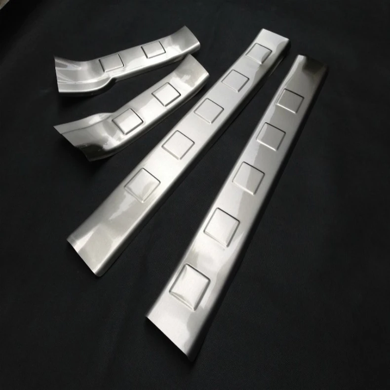 4 шт. внутренняя Накладка на порог двери из нержавеющей стали для Nissan X Trail trail T31 2008