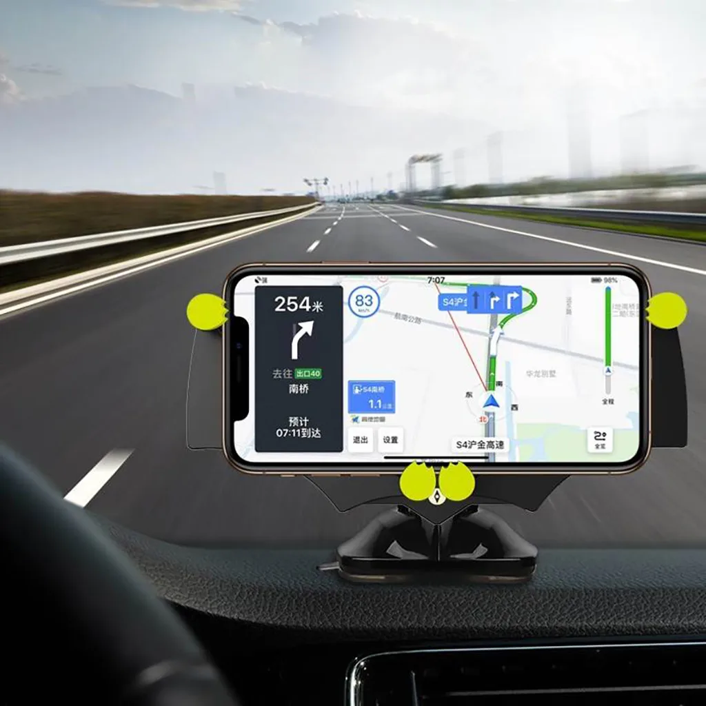 Универсальный автомобильный держатель-подставка для телефона для Android и iPhone, стабильный автоматический захват, настраиваемый режим просмотра 8Z