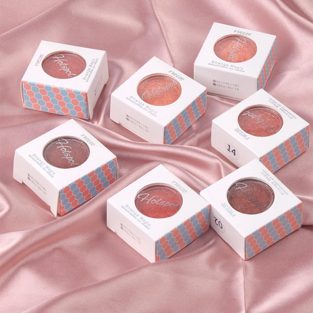 Новинка 2019 матовые тени для век женские легко наносятся перламутровые прочные