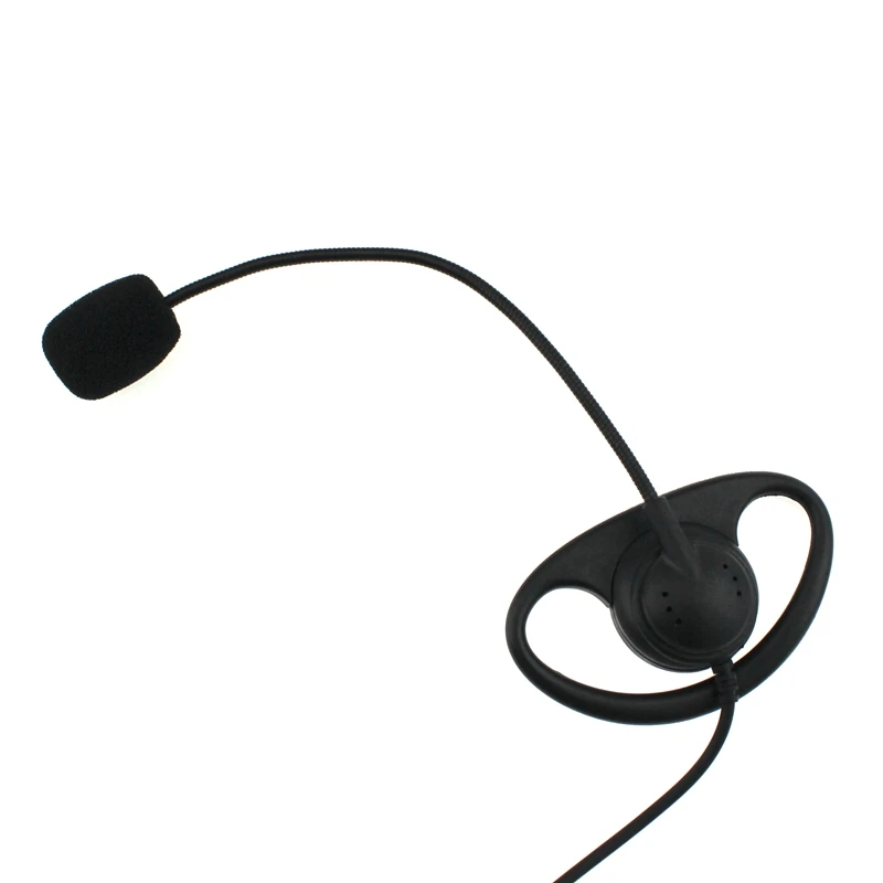 Walkie Talkie Headset Iron Clip D Type Mic Stick Tactical Headphone For Motorola XIRP8260/P8268/P8200/XPR6550 Two Way Radio