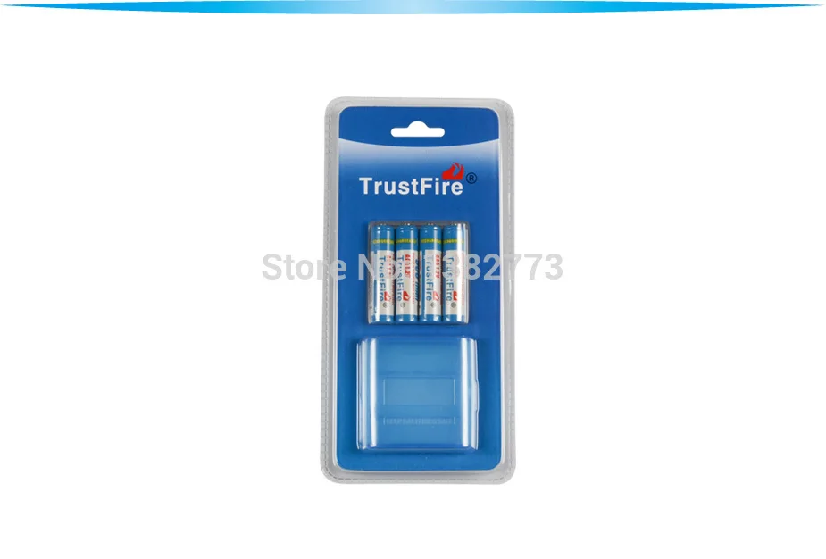 4 шт./упак. Trustfire AAA 1150 мАч Ni-MH 1.2В аккумуляторная батарея с держателем корпуса для