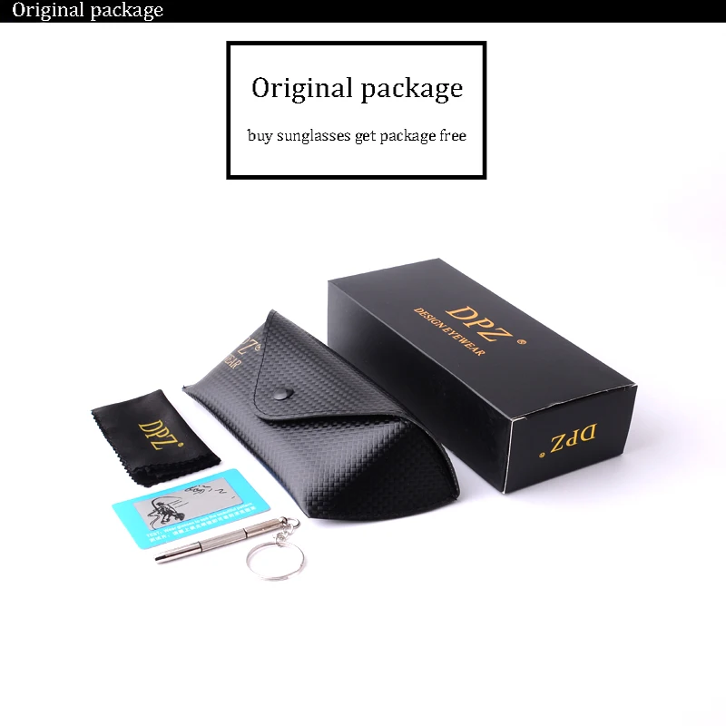 2018 Мужские поляризационные солнцезащитные очки с квадратной черной оправой для