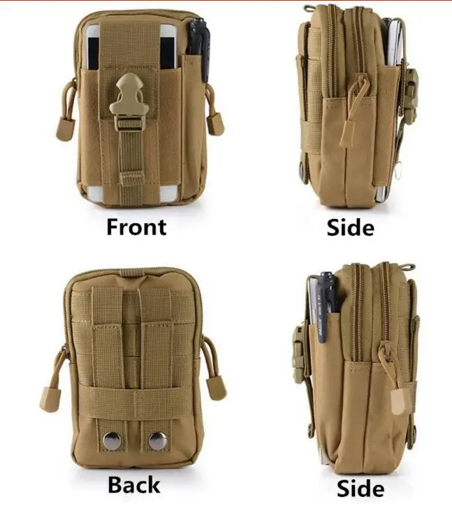Двойные карманы с карабином мульти Крючок для телефона сумка на пояс Caterpillar CAT S61