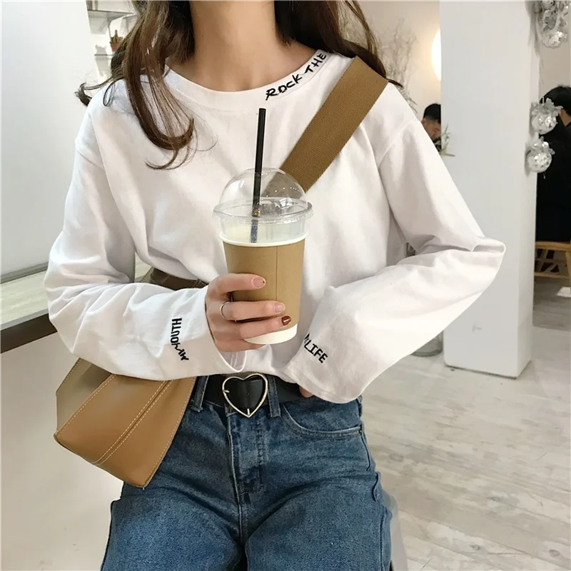 Cheap wholesale 2018 new summer Hot selling women's fashion casual t shirt lady beautiful nice Tops L371 | Женская одежда