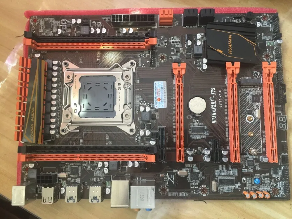 Игровая материнская плата huanan Zhi Deluxe X79 LGA 2011 ATX combos Cooler E5 2690 V2 SR1A5 4x8G 1600MHz 32gb DDR3 RECC Memory