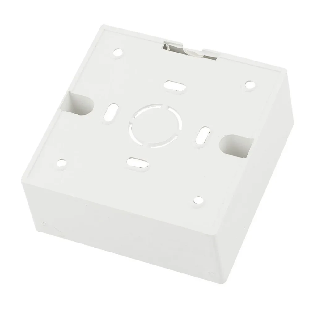 84 мм x Белый пластиковый корпус RJ45 RJ11 задняя панель | Обустройство дома