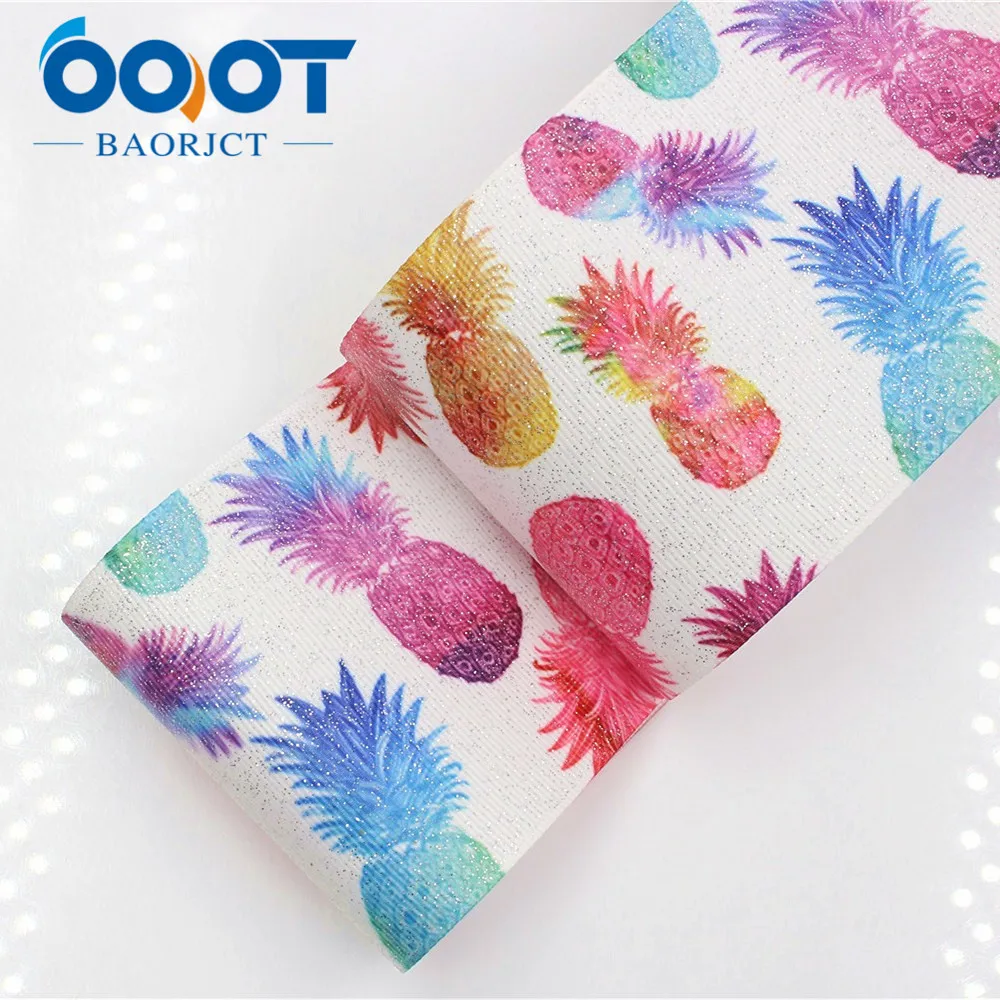 OOOT BAORJCT 1710056 75mm 5yards Flash color Ribbons Thermal transfer Printed grosgrain Wedding Accessories DIY handmade materia | Дом и сад
