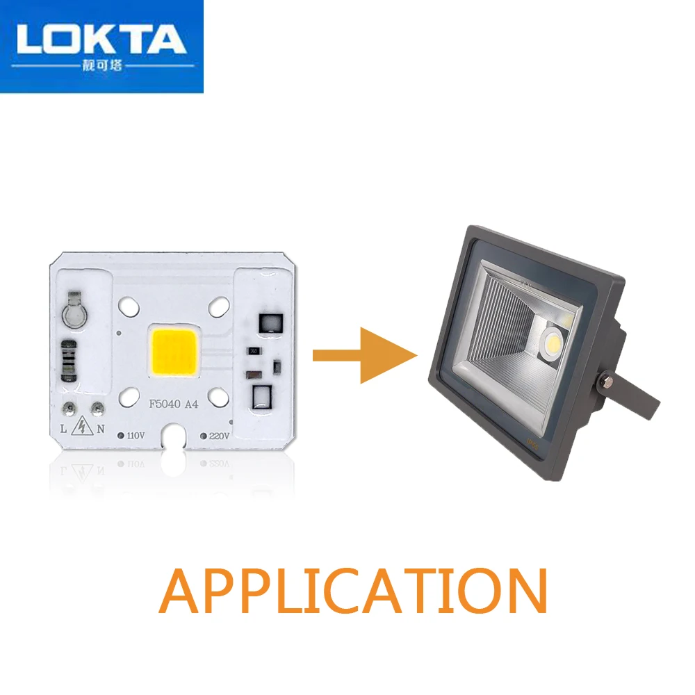 10 шт. LED cob чип лампа Вт 220 В 110 IP65 Smart IC светильник вые бусины подходят для DIY