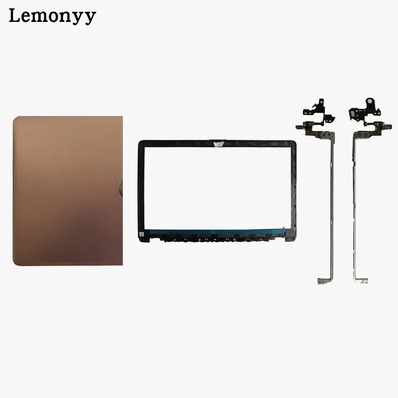 Rose gold B hinges Корпус ноутбука для hp 15-DA 15-DB 15-da0012dx 15-da0014dx 15-da0061nr lcd верхняя крышка/lcd передняя рамка/петли крышки - Цвет: Rose gold B hinges