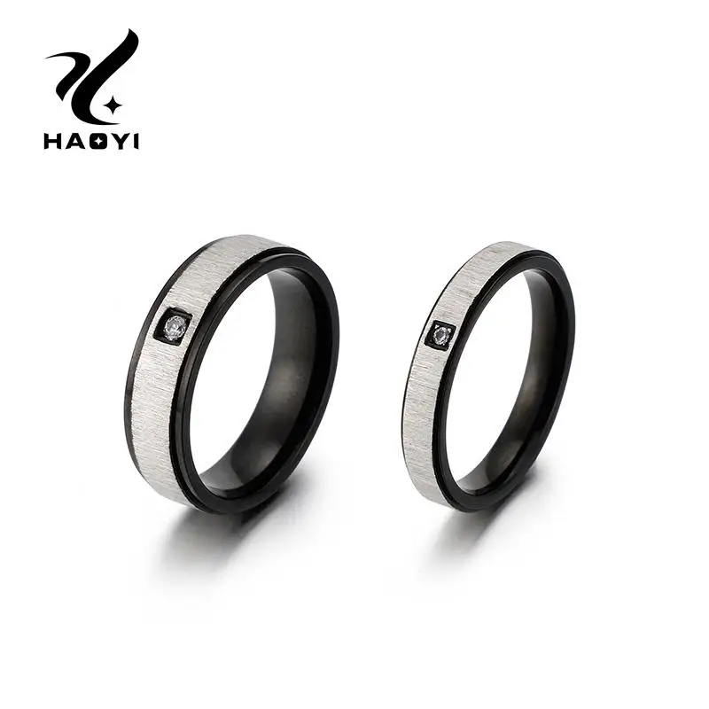 Кольцо из нержавеющей стали для пары женщин/мужчин модное романтическое с