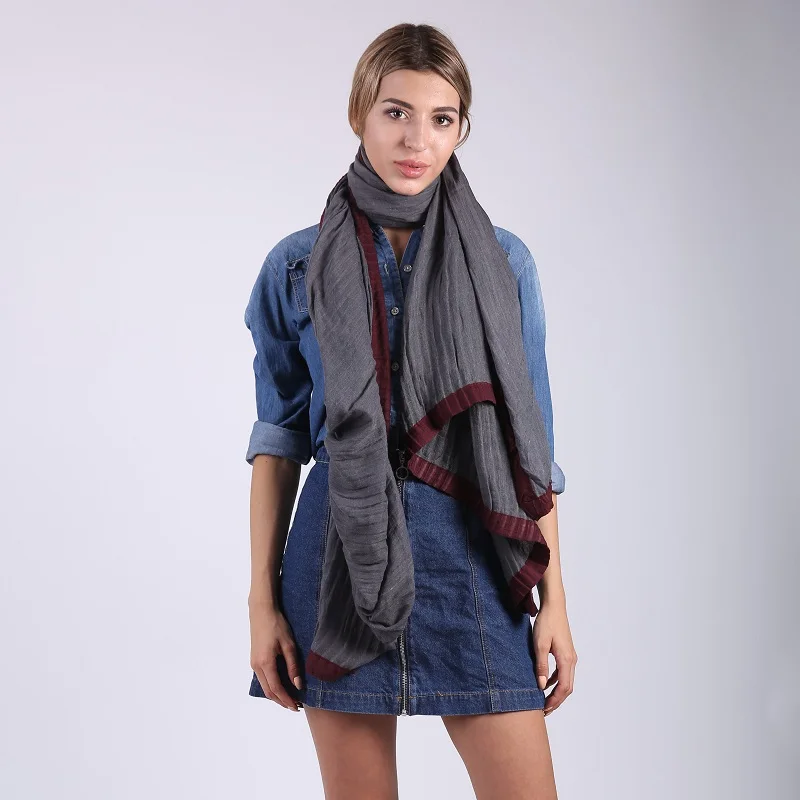 Jinjin. QC 2019 Новый Модный Шарф Из Хлопка Женские Лоскутные Шарфы Богемный Стиль