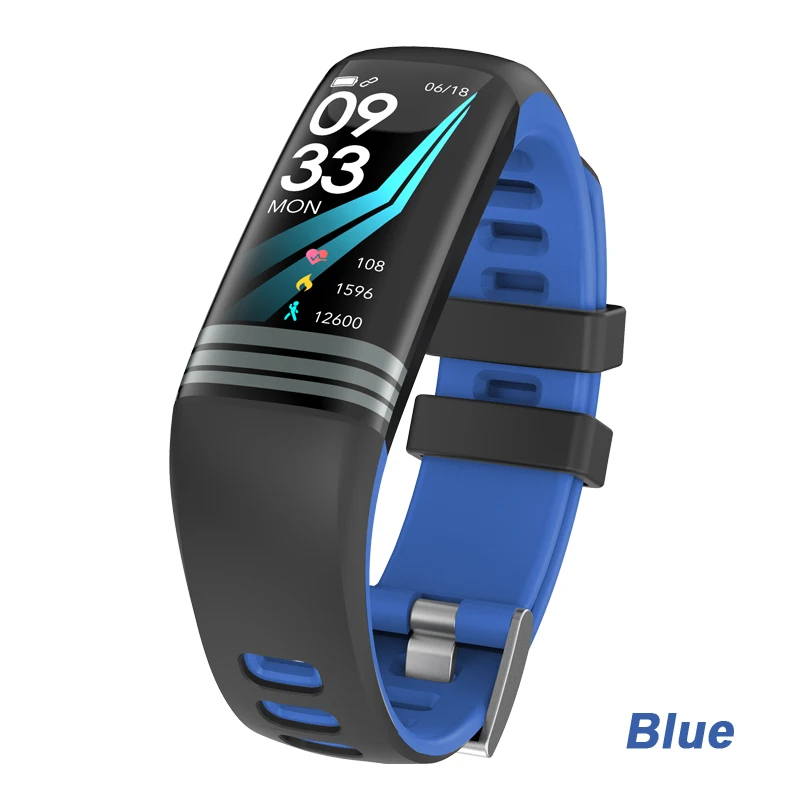 blue Smarcent G26 Plus умный Браслет фитнес-трекер для измерения сердечного ритма IP67 Водонепроницаемый G26S Смарт Браслет для измерения кровяного давления кислородный SmartBand - Цвет: blue