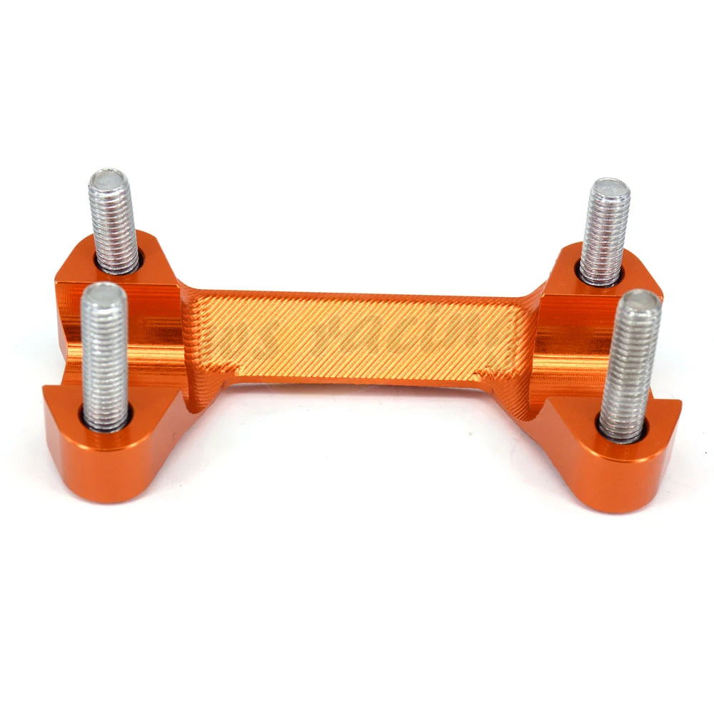 Мотоцикл оранжевый CNC алюминиевый руль Райзер верхняя крышка Ручка Бар жир бар