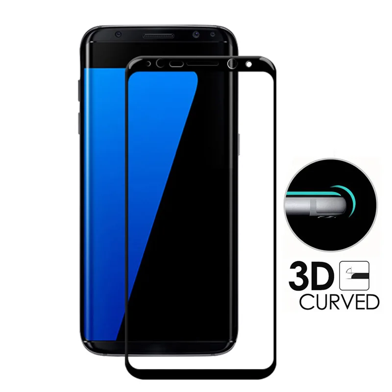 3D изогнутый полноэкранный чехол GXE закаленное стекло для Samsung Galaxy S8 Plus Note 8 A7 A3 A5 2017