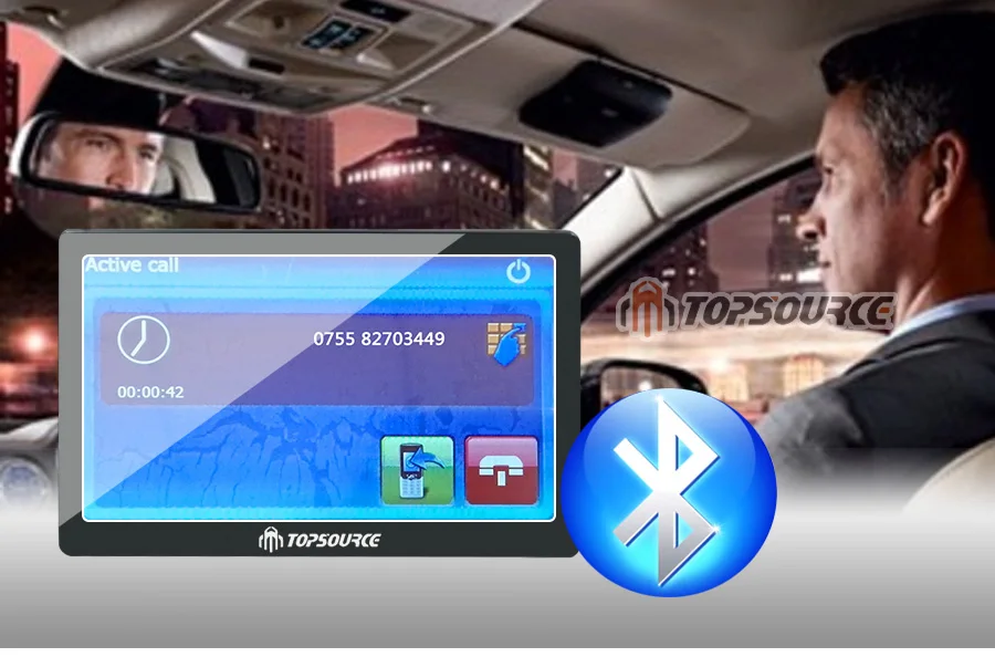 TOPSOURCE Испания склад " емкостный 256 м 8 г грузовик gps навигация Автомобильный gps навигатор ce6.0 800 МГц FM Европа gps карта