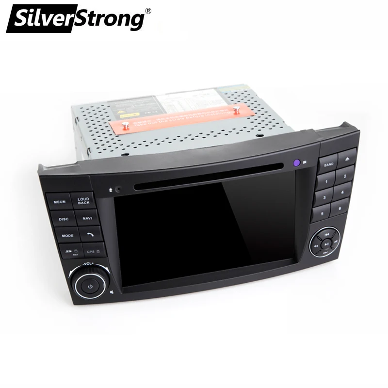 SilverStrong 2Din ips Android9.0 4G 64GB W211 радиоприемник dvd-проигрыватель для автомобиля для Mercedes Benz e-класс W211 E200 E220 E300 E350 E240 E260 E280