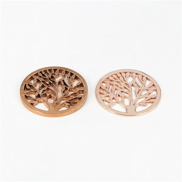 Somsoar Jewelry 33 мм сменный диск из дерева жизни монеты подходят для Munthouder подвеска