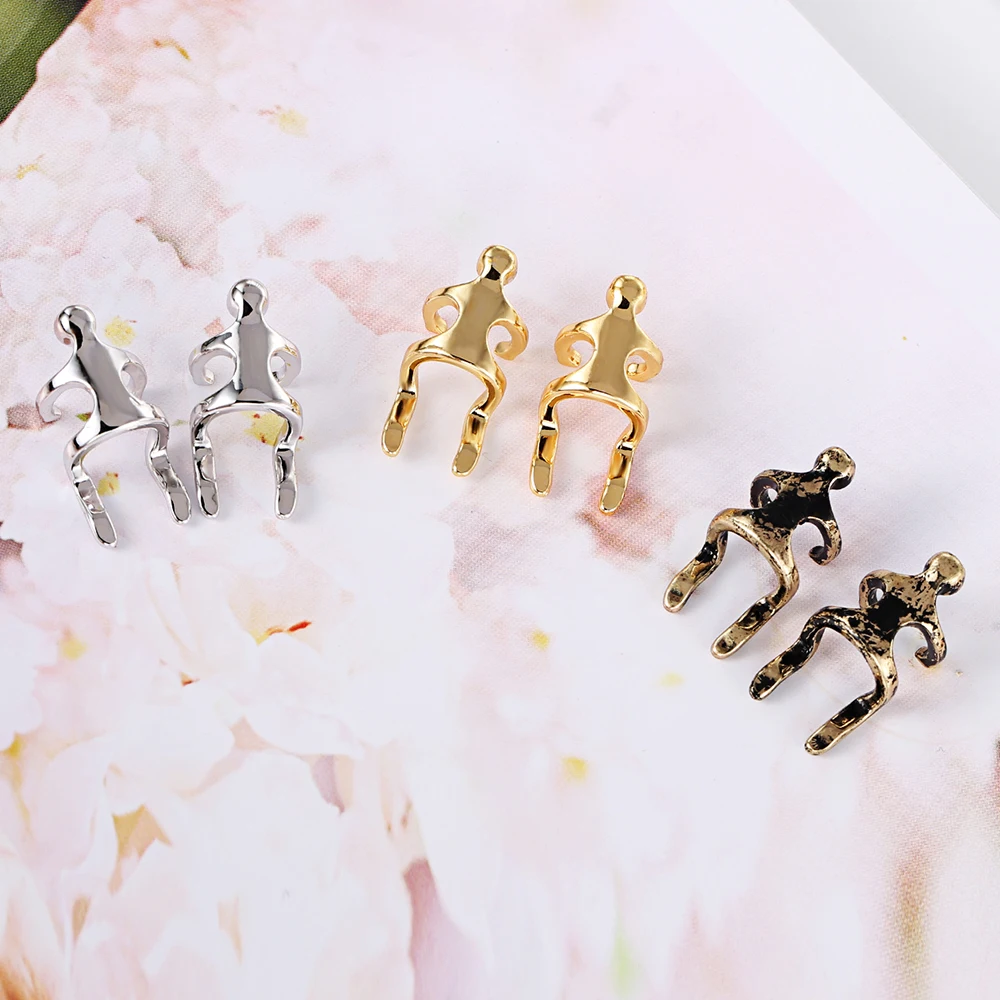 Ear Clip Cuff Wrap Earrings No Piercing-Clip On Silver clip on earring | Украшения и аксессуары