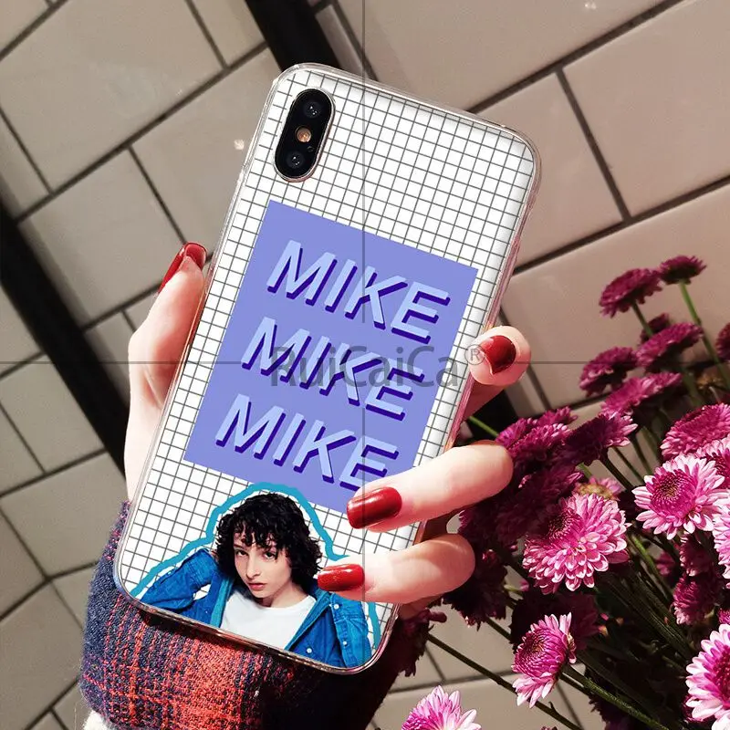 Чехол для мобильного телефона Ruicaica Finn Wolfhard прозрачный чехол iPhone 6S 6plus 7plus 8 8Plus X Xs MAX